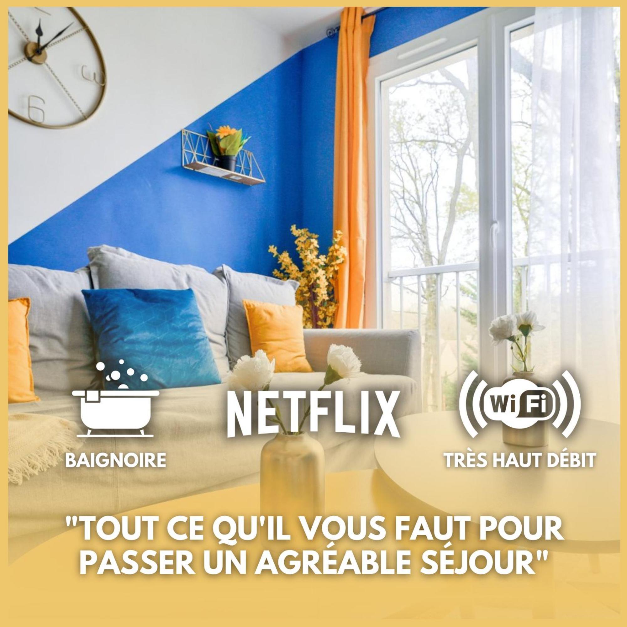 Le Cosy Yellow Appartement Lumineux A 5 Min De La Gare D'Evry Avec Parking Gratuit Courcouronnes ภายนอก รูปภาพ